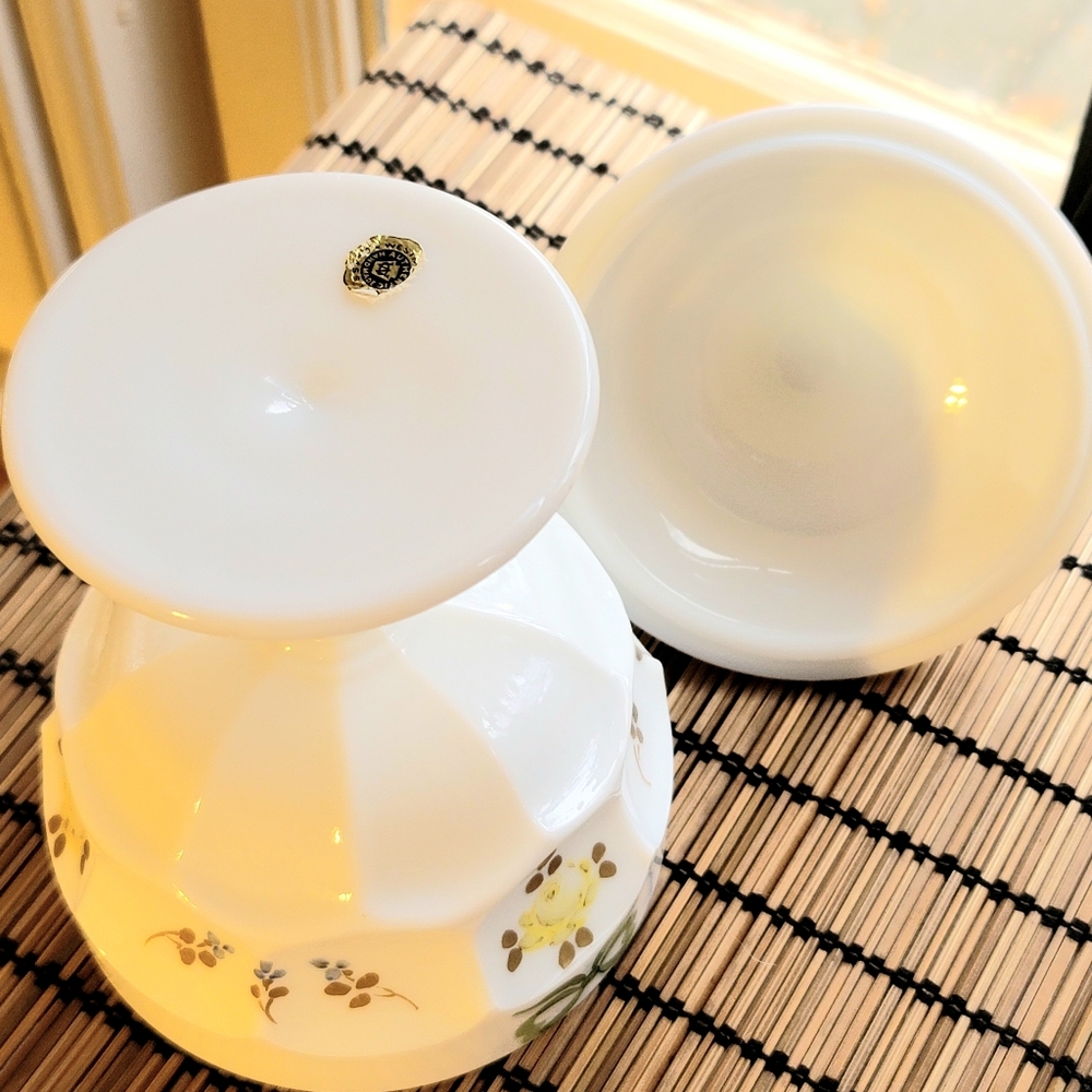 VTG Westmoreland Compote With Original Tag - Picture 5 of 12